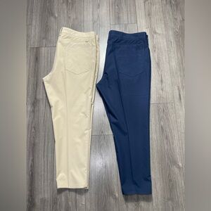 Set of 2 Spoke Pants Enduro Sharps Build B C Stretch Khaki Chino Regular‎ Fit 42